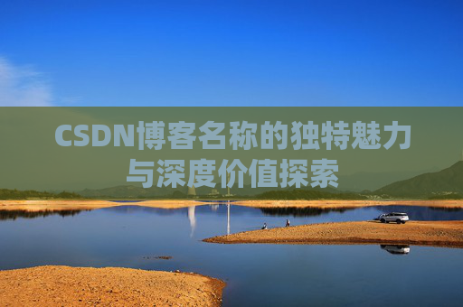 CSDN博客名称的独特魅力与深度价值探索